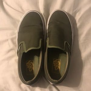 Army green Vans